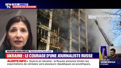 Descargar video: Pauline Ades-Mevel (RSF) sur la guerre en Ukraine: 