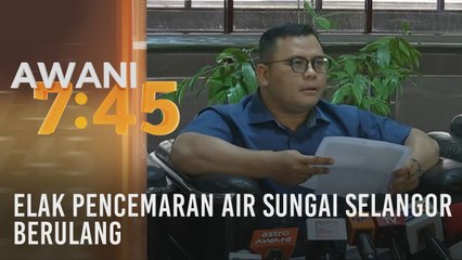 Elak pencemaran air Sungai Selangor berulang