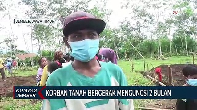 Pemkab Jember Relokasi Korban Bencana Tanah Bergerak
