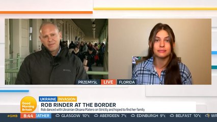 Strictly's Oksana Platero says her family are safe in Poland