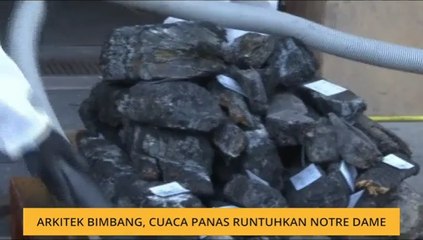 Arkitek bimbang, cuaca panas runtuhkan Notre Dame