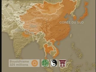 Carte des Religions dans le Monde