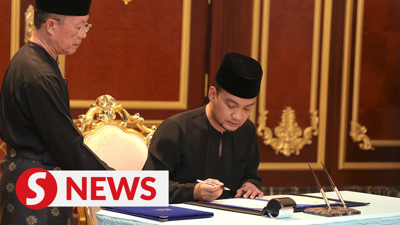 Onn Hafiz sworn-in as Johor MB