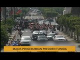 Majlis pengebumian Presiden Tunisia