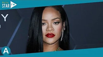 Rihanna enceinte : cuir et cristal, la chanteuse dégaine un nouveau look explosif