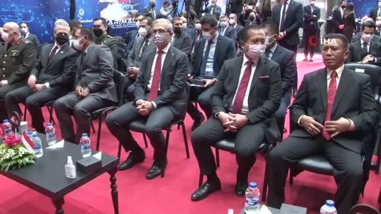 Savunma Sanayii Başkanı Demir, Endonezya'ya teslim edilen "KAPLAN MT" tanklarının seri üretim tamamlama törenine katıldı