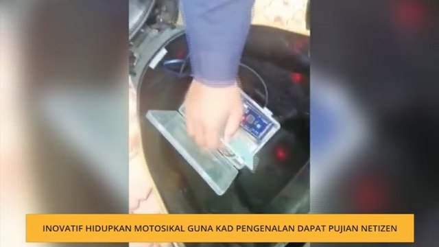 Komen Tengahari 29 Julai: Inovatif hidupkan motosikal guna kad pengenalan dapat pujian netizen