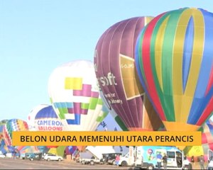 Belon udara memenuhi Utara Perancis