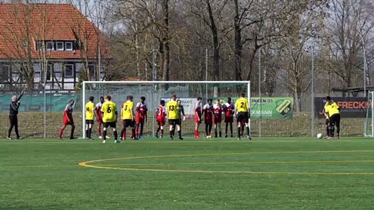 Das 2:1 für den RSV 05 III über den 1. SC 05 III durch Henning Lührs