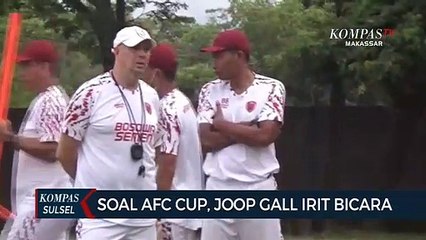 Soal AFC Cup, Joop Gall Irit Bicara