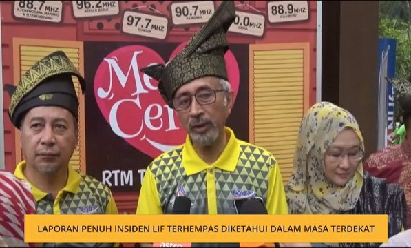 Laporan penuh insiden lif terhempas diketahui dalam masa terdekat