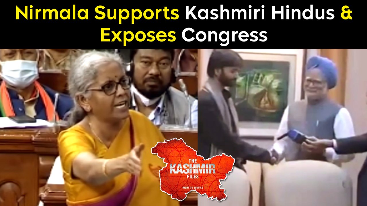 Nirmala Sitharaman Supports 'The Kashmir Files' In Lok Sabha, Exposes Congress