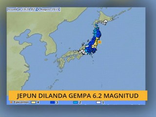 Jepun dilanda gempa 6.2 magnitud