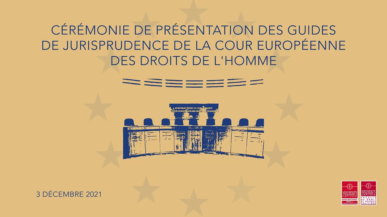 École Doctorale UT Capitole - Cérémonie CEDH - 03-12-21