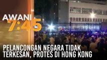 Pelancongan negara tidak terkesan, protes di Hong Kong