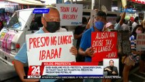 Kabi-kabilang kilos-protesta, isinagawa dahil sa tuloy tuloy na pagsipa ng presyo ng produktong petrolyo | 24 Oras