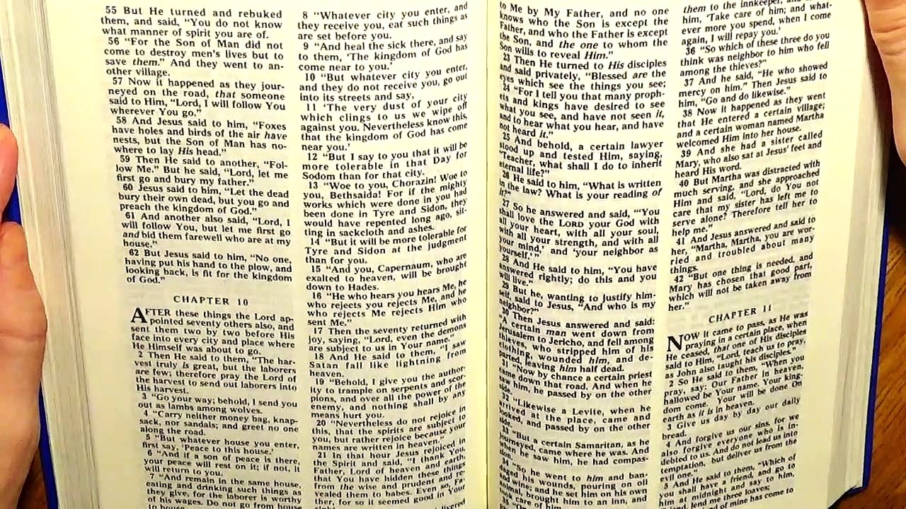 Luke 10, the New Testament