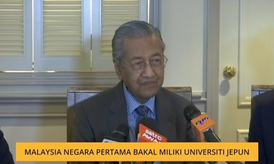 Malaysia negara pertama bakal miliki Universiti Jepun