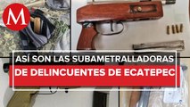 En Ecatepec detectan sub ametralladoras 'artesanales' utilizadas para asaltos