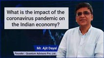 What is the impact of the coronavirus pandemic on the indian economy?