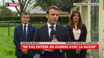 Emmanuel Macron : «Il ne faut rien exclure»