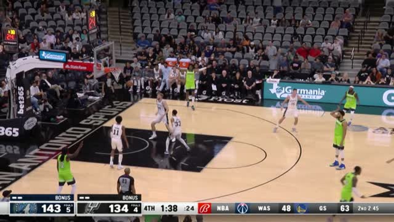 Highlights: Towns Wurf zum Karrierehöchstwert