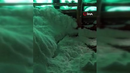 Elazığ'da yıllar sonra ilk: Evlerin içine kadar girdi