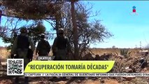 Tomará décadas recuperar Jerez, advierte el gobernador de Zacatecas