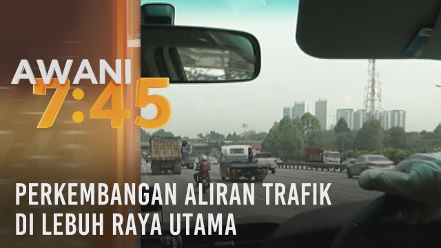 Perkembangan aliran trafik di lebuh raya utama