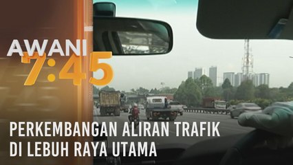 Perkembangan aliran trafik di lebuh raya utama
