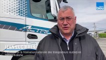 Jean-Luc Bres, président de la Fédération nationale des transporteurs routiers en Drôme-Ardèche.