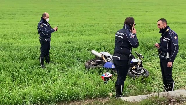 Mediglia, incidente sulla vecchia Paullese