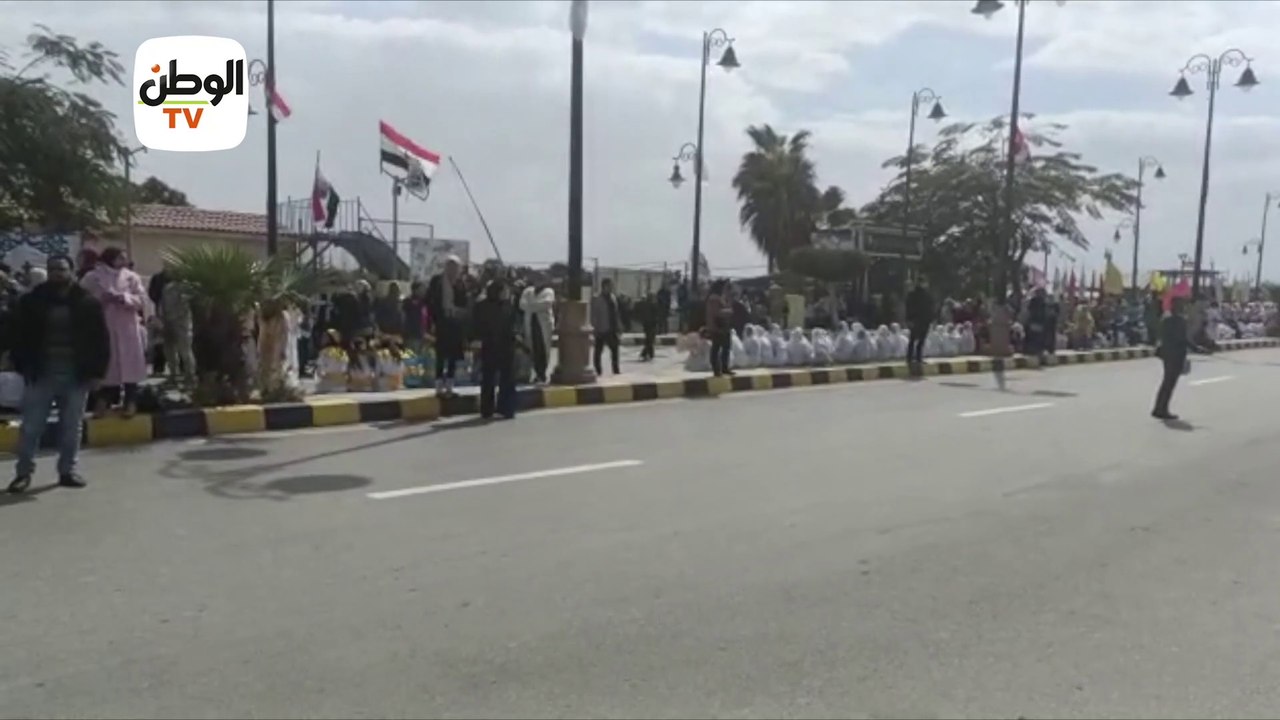 عروض فنية وفلكلورية في احتفالية بني سويف بعيدها القومي