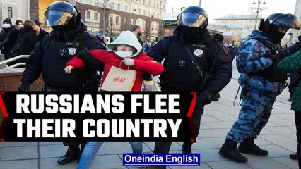 Russians fill trains to Finland after airspace closures | Oneindia News