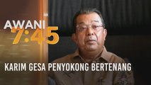 Karim gesa penyokong bertenang
