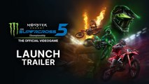 Arranca el motor: tráiler de lanzamiento de Monster Energy Supercross 5 para PC, PlayStation y Xbox