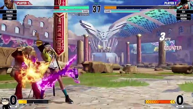 (PS4) The King of Fighters XV - 08 - KOF'95 - Lv 4 Hard - OST Hunting 6 pt2