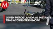 Muere motociclista en accidente vial en alcaldía Cuauhtémoc