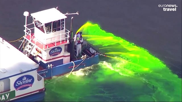 Chicago dyes river green for St Patrick’s Day but is the tradition dangerous for the environment?
