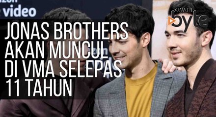 #AWANIByte: Jonas Brothers akan muncul di pentas VMA selepas 11 tahun
