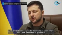 Zelenski pide a los ucranianos que se olviden de una posible entrada en la OTAN