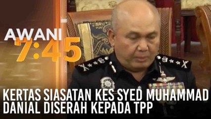 Kertas siasatan kes Syed Muhammad Danial diserah kepada TPP