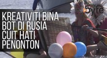 #AWANIByte: Kreativiti bina bot di Rusia cuit hati penonton