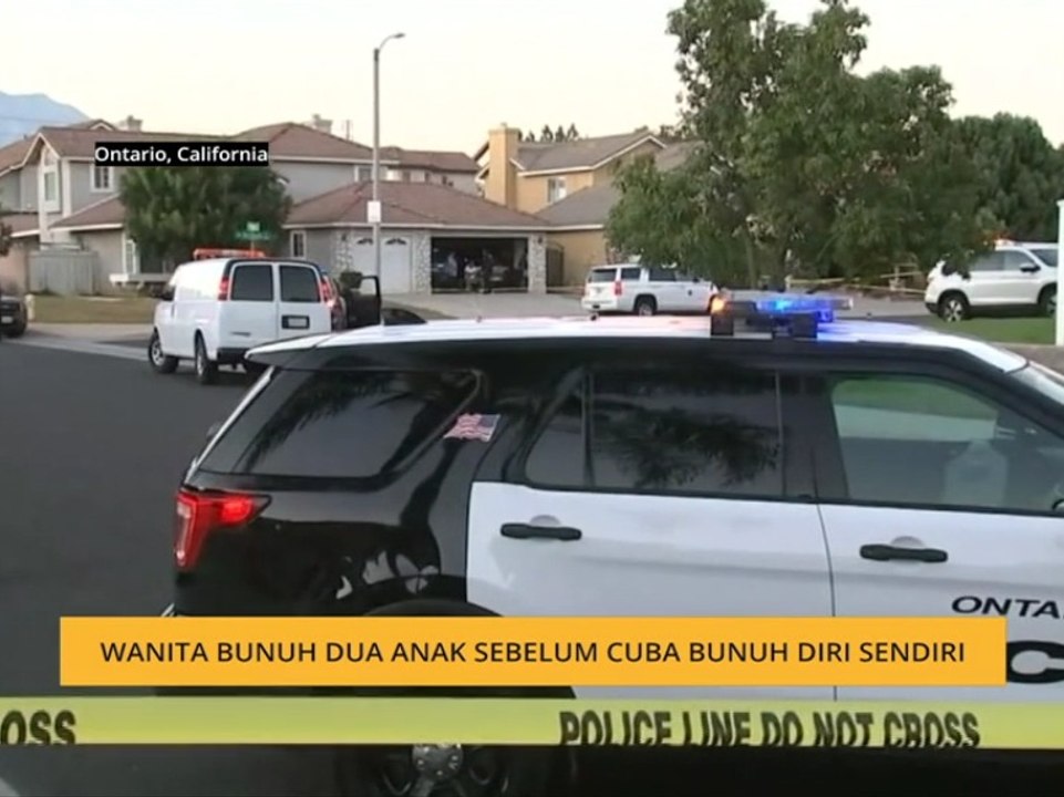 Wanita bunuh dua anak sebelum cuba bunuh diri sendiri