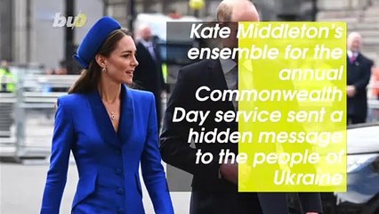 Kate Middleton’s Ensemble Sends a Hidden Message of Support to Ukraine