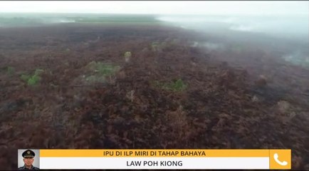 Keadaan jerebu di ILP Miri setakat petang tadi masih berada di tahap tidak sihat