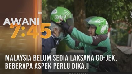 Malaysia belum sedia laksana Go-Jek, beberapa aspek perlu dikaji