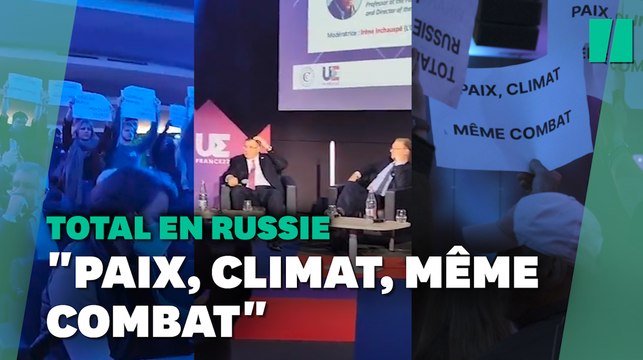 L'audition du patron de Total pour une Europe verte perturbée au son de l'hymne ukrainien