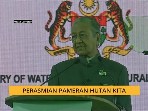 Perasmian pameran Hutan Kita
