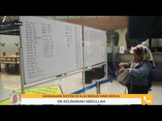 Gangguan sistem di KLIA masuk hari kedua